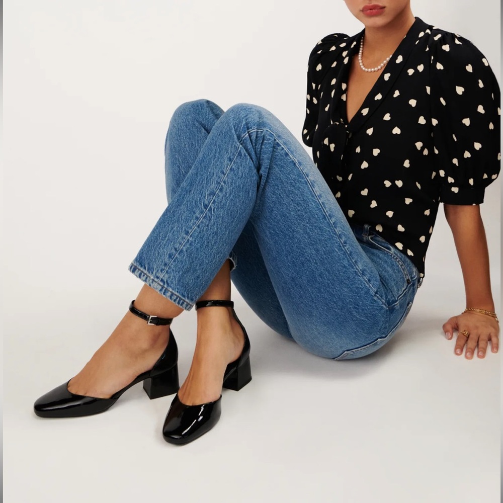 Reformation Mallori Closed Toe Heels